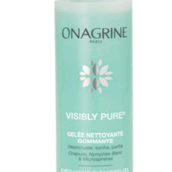 ONAGRINE VISIBILY PURE GELEE Nettoyante Gommante 200ML Peau Normale à Mixte