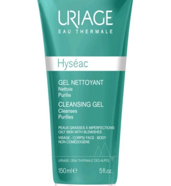 HYSEAC Gel Nettoyant URIAGE 150ML ( peau grasse à imperfections) visage et corps